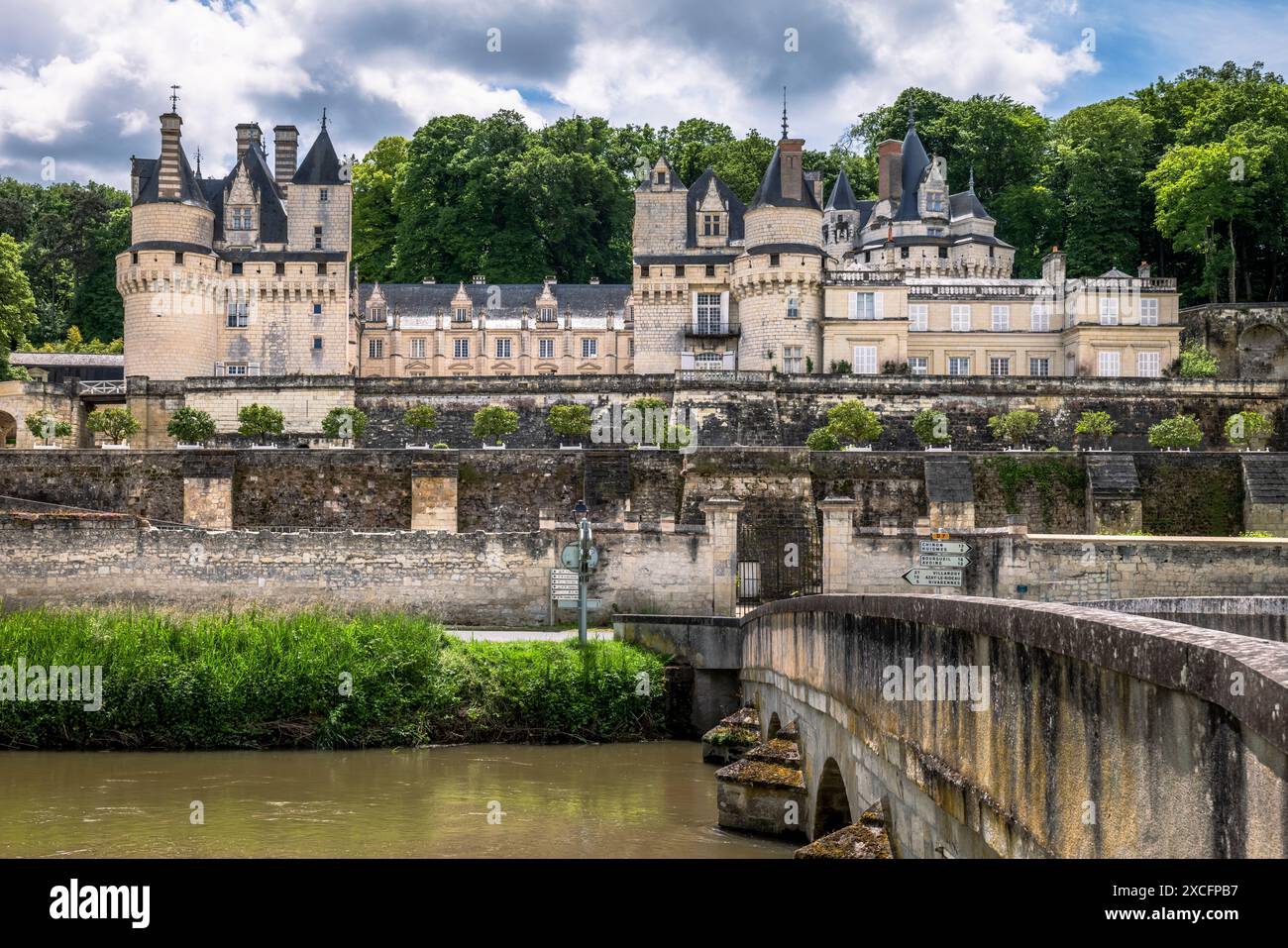 Usse Rigny Chateau d'usse garden hi-res stock photography and images - Alamy
