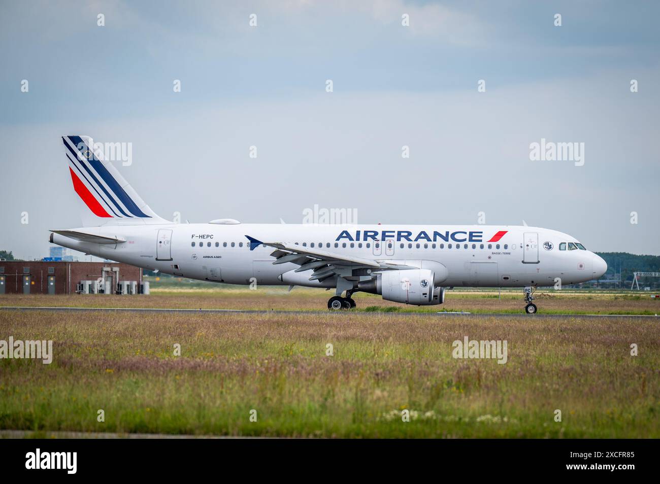 An aircraft from the French airline Airfrance. ANP/Hollandse Hoogte/Josh Walet netherlands out - belgium out Stock Photo