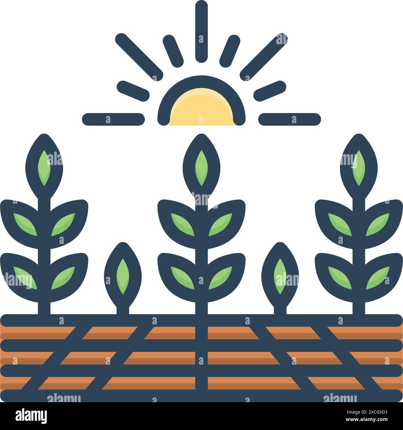 Icon for agricultural,farming Stock Vector