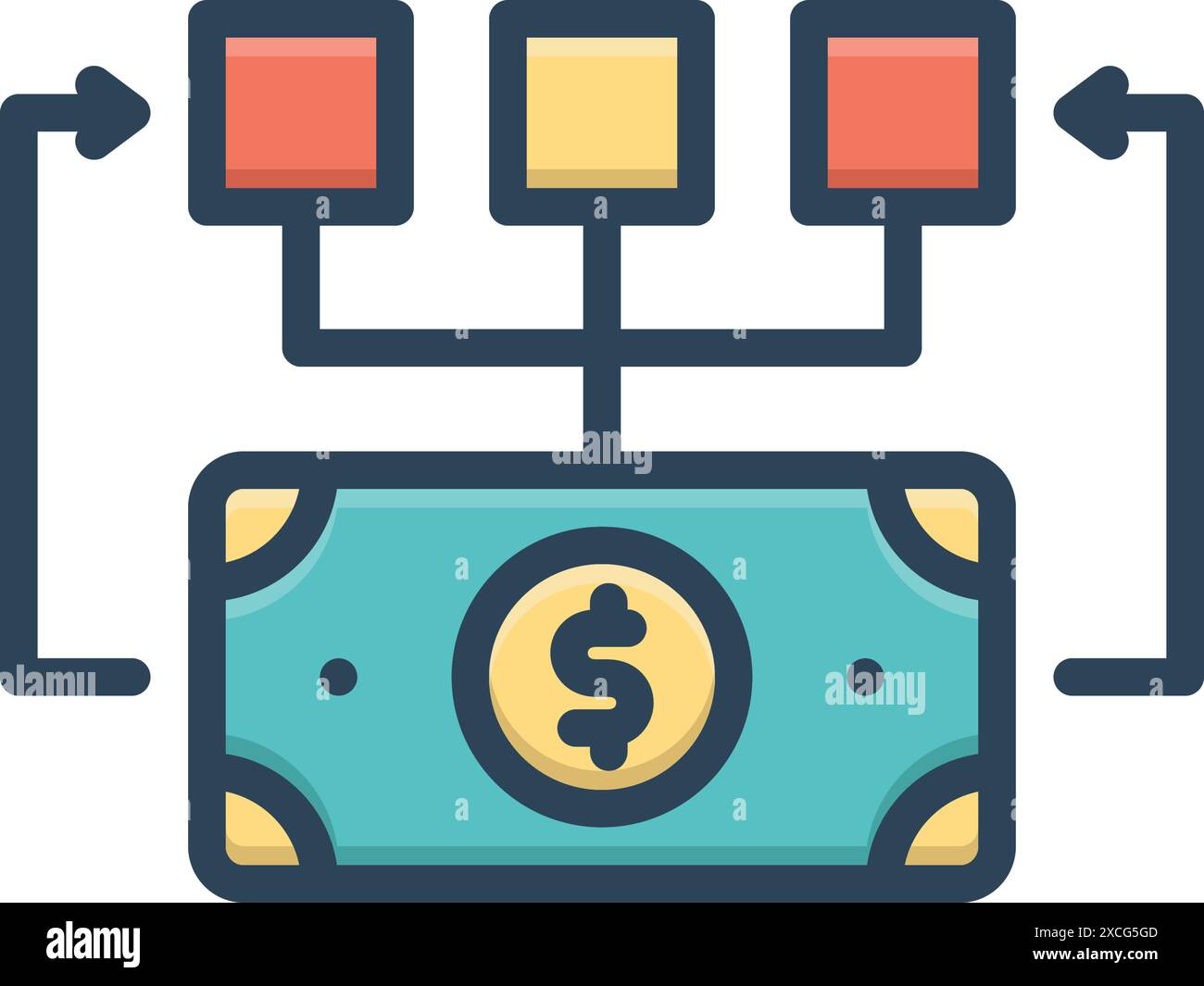 Icon for flow,run,fluxion Stock Vector