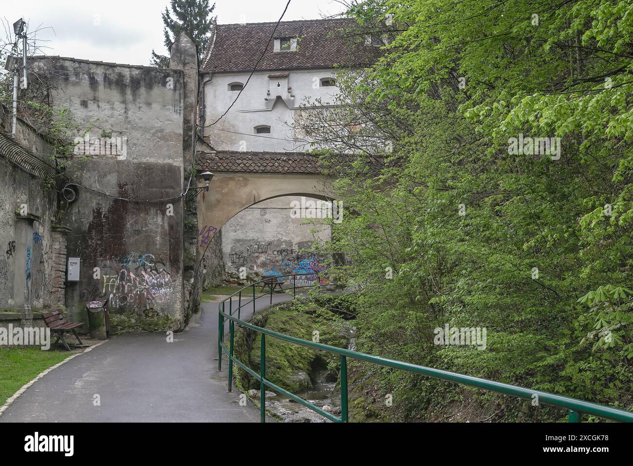 BRASOV, ROMANIA - MAY 4, 2023: Bastion Gate (Bastion Graft) is part of ...