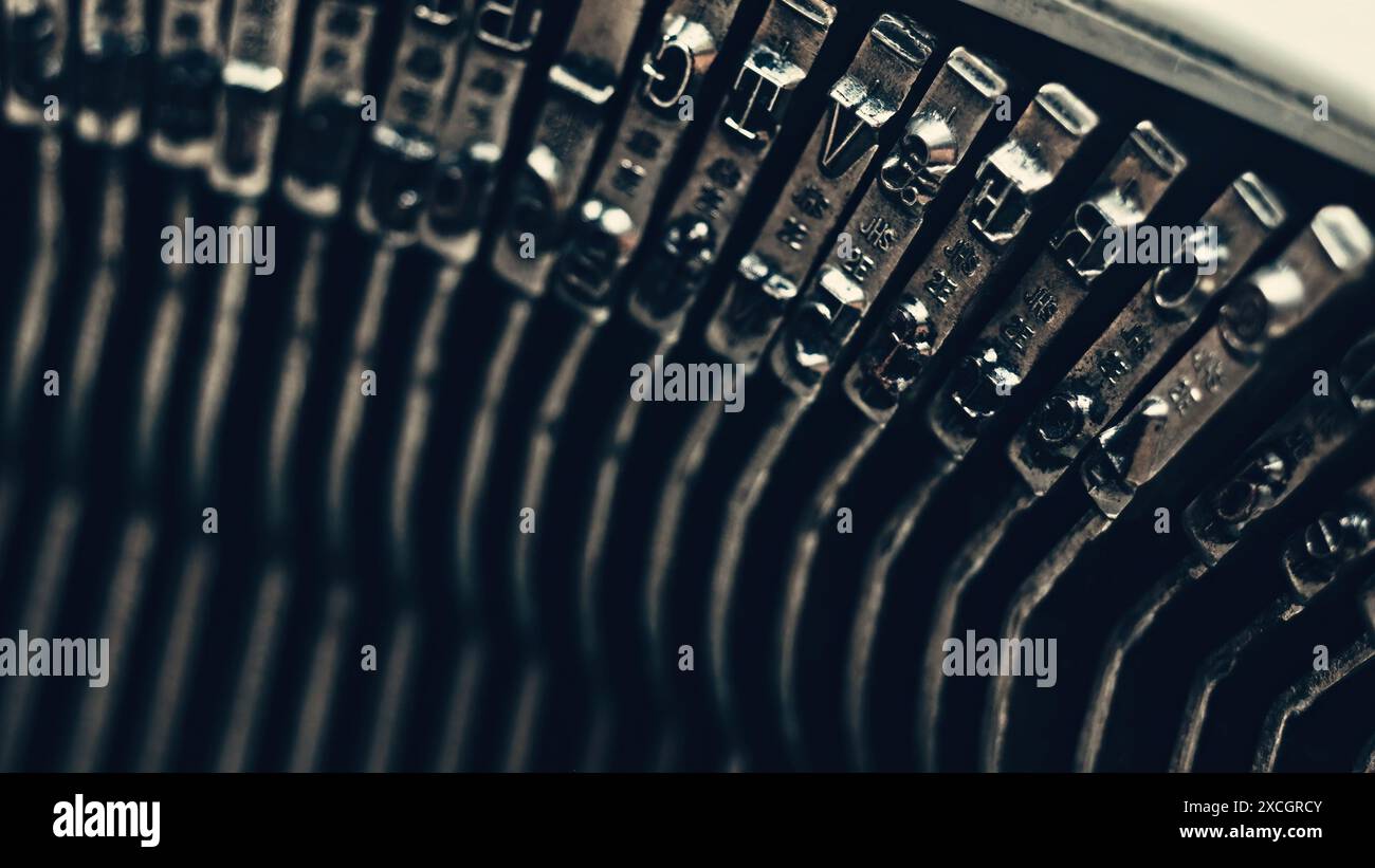 Letters numbers on typo keys hi-res stock photography and images - Alamy