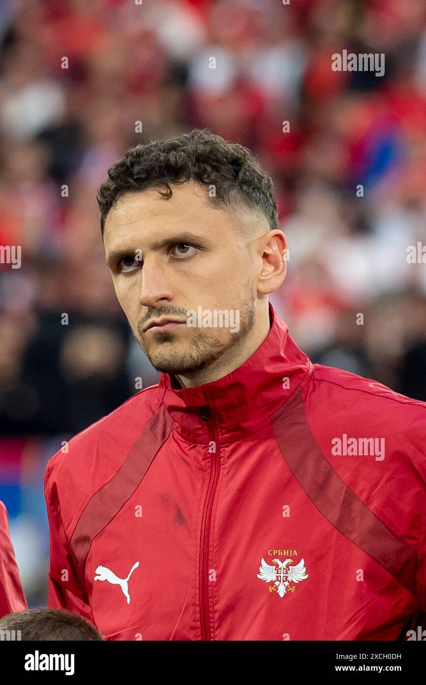 Milos Veljkovic (Serbia) during the UEFA Euro Germany 2024 match between Serbia 01 England at