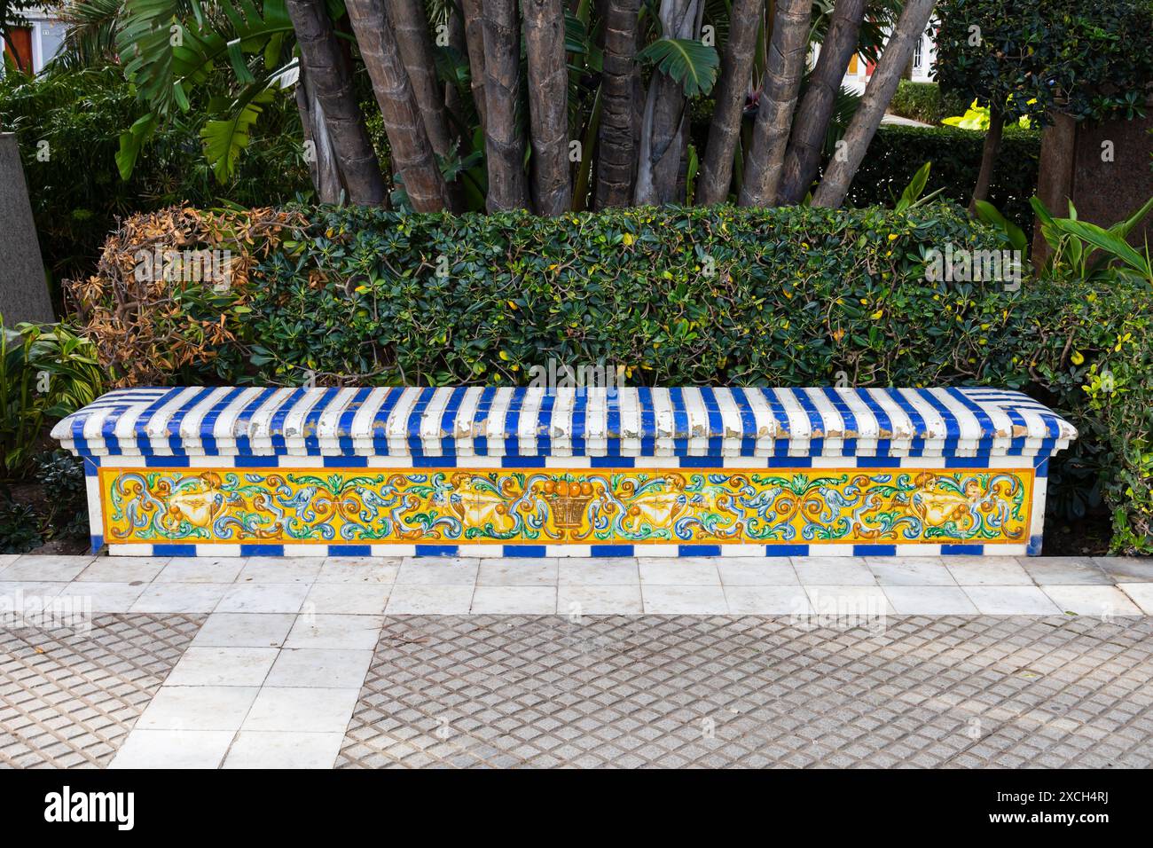Ceramic garden bench sale