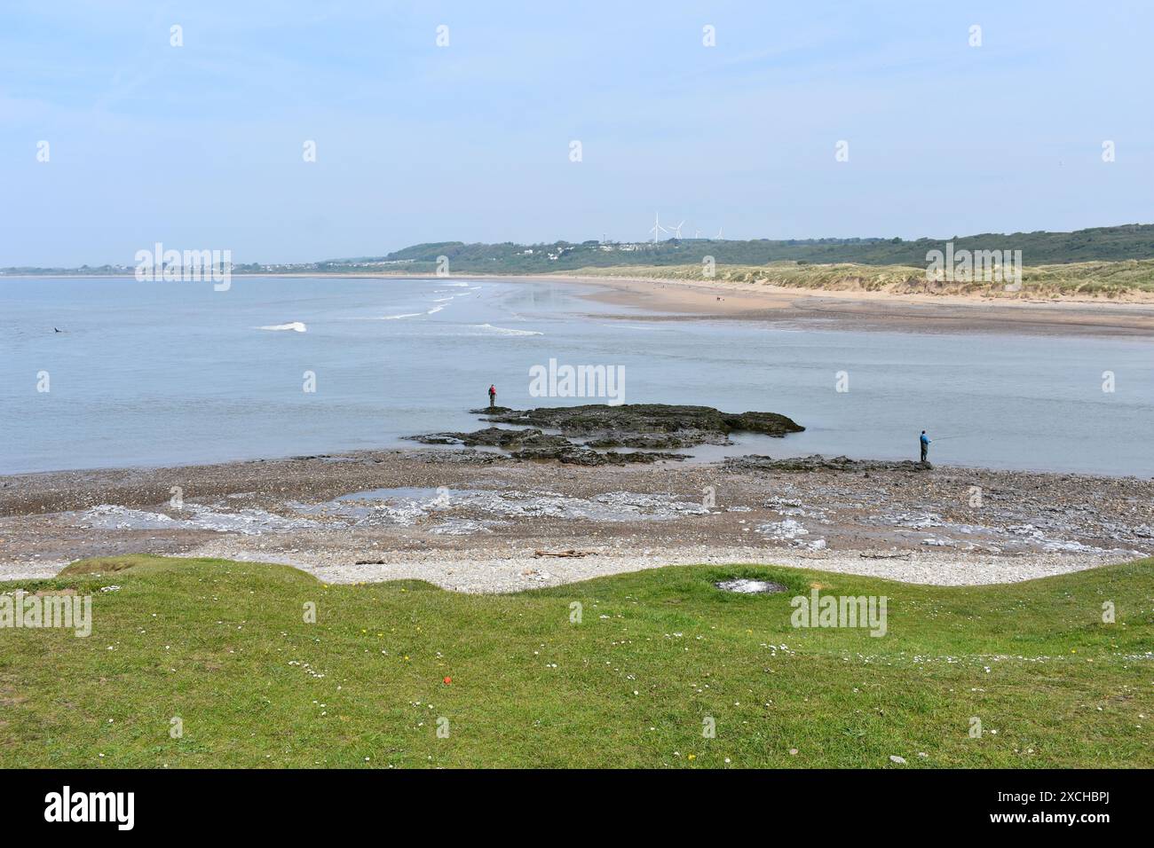 Ogmore beach, Ogmore by Sea, South Glamorgan, Wales Stock Photo