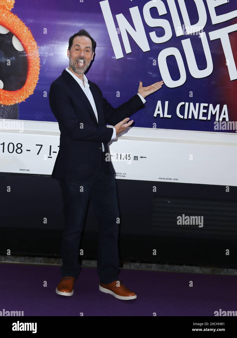Rome, Termini station, photocall for the animation film "Inside out 2