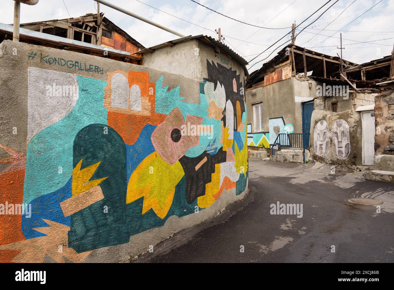 Kond street art gallery, Yerevan, Armenia Stock Photo Alamy