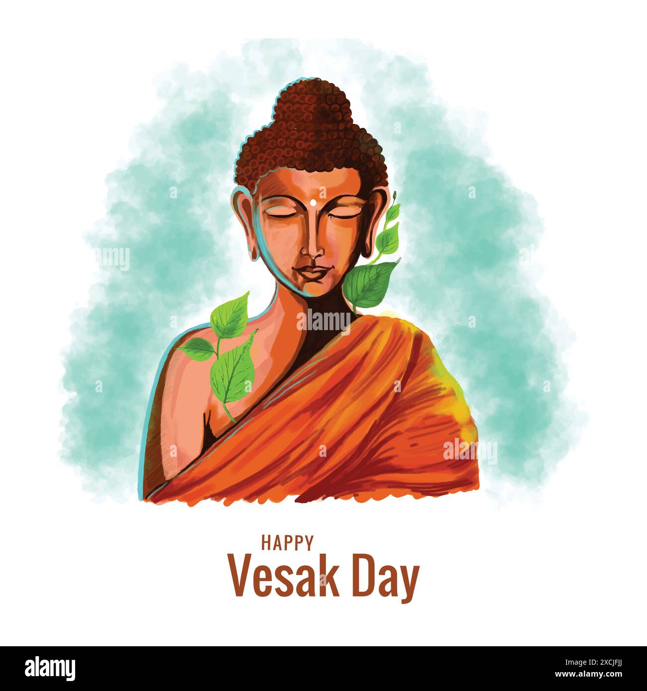 Happy vesak day celebration card background Stock Vector Image & Art ...
