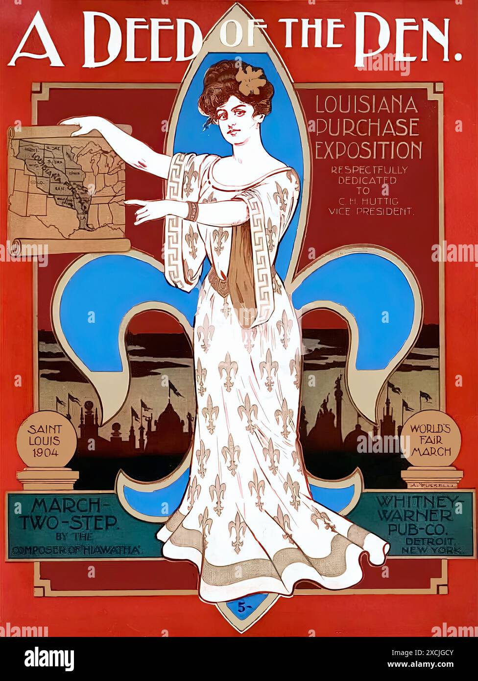 Exposition Universelle Internationale De St Louis - Mucha 1904 Worlds