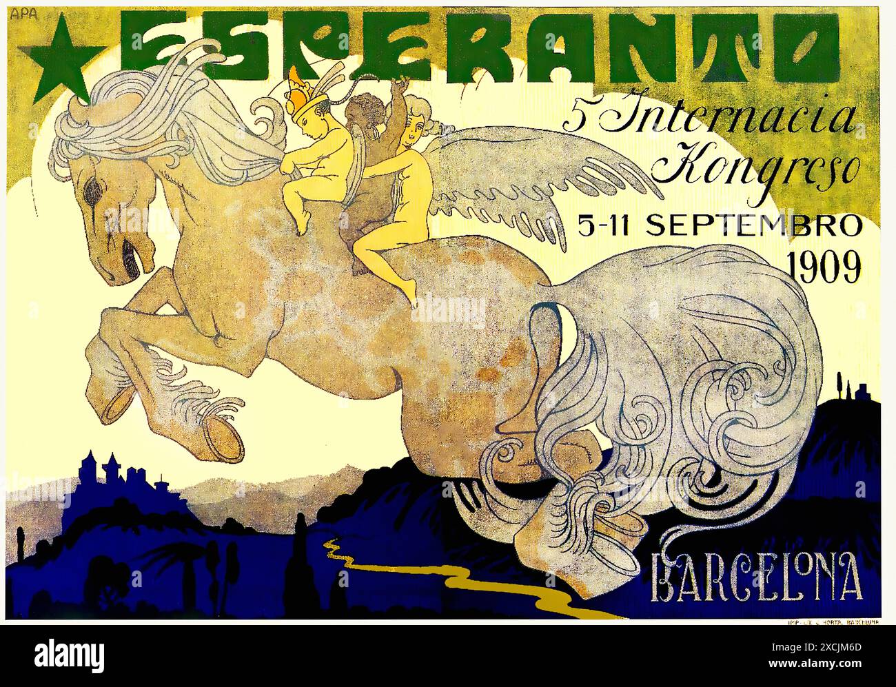 Esperanto poster hi-res stock photography and images - Alamy