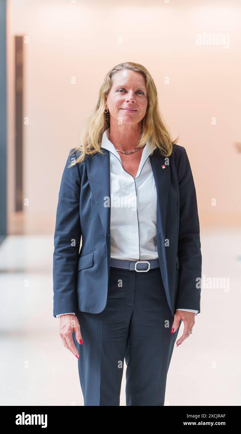 17 June 2024, Hesse, Frankfurt/Main Nadine Boguslawski, IG Metall's