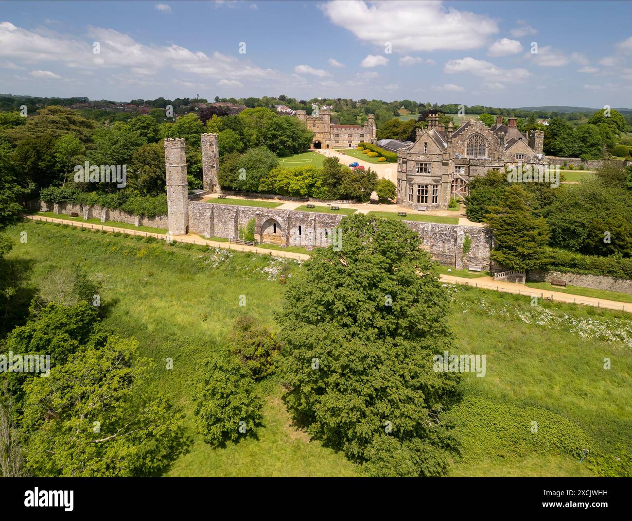 Battle of Hastings, Abbey and battlefield, Battle, East Sussex, UK Stock Photo