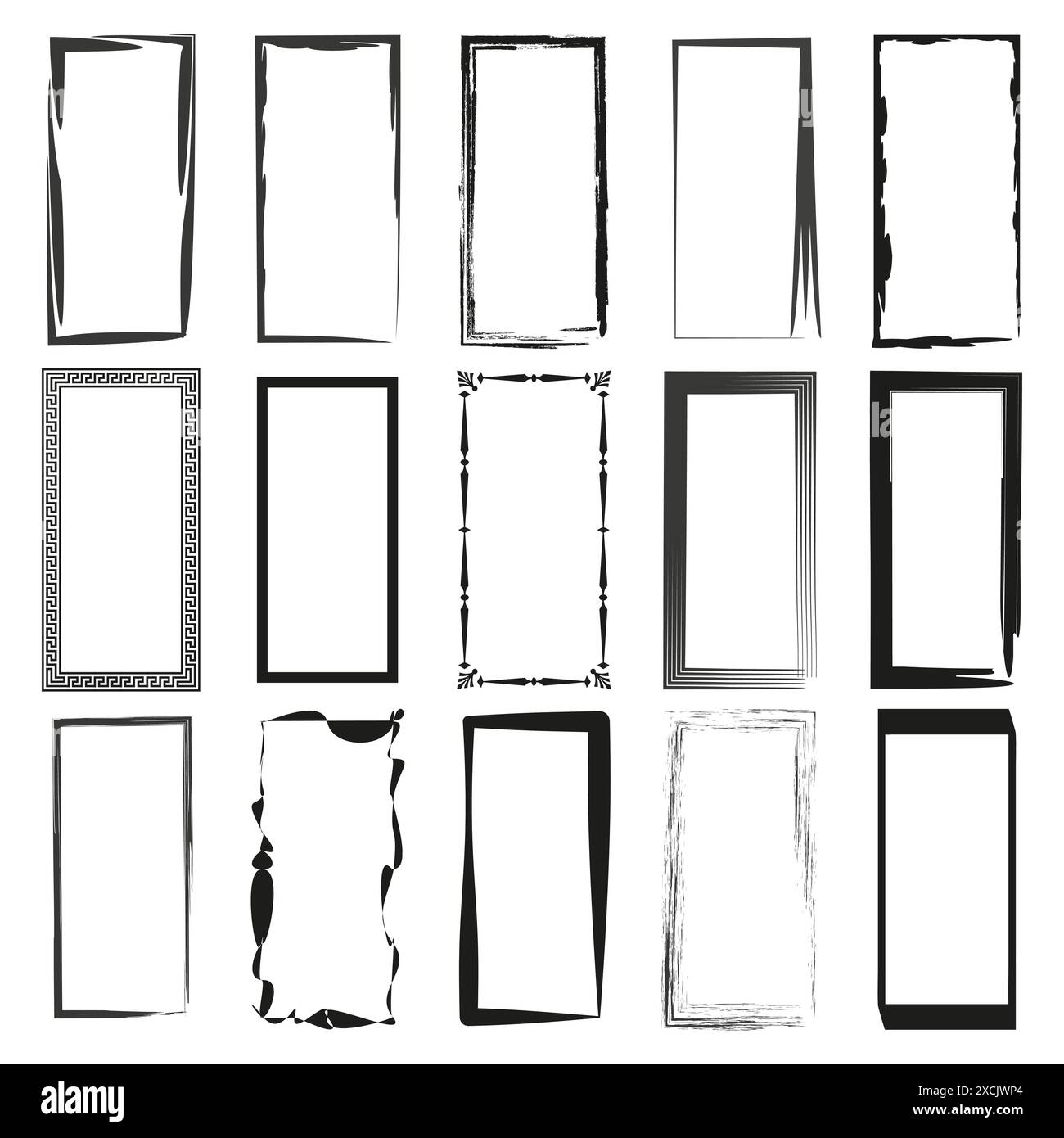 Black rectangular shapes hi-res stock photography and images - Alamy