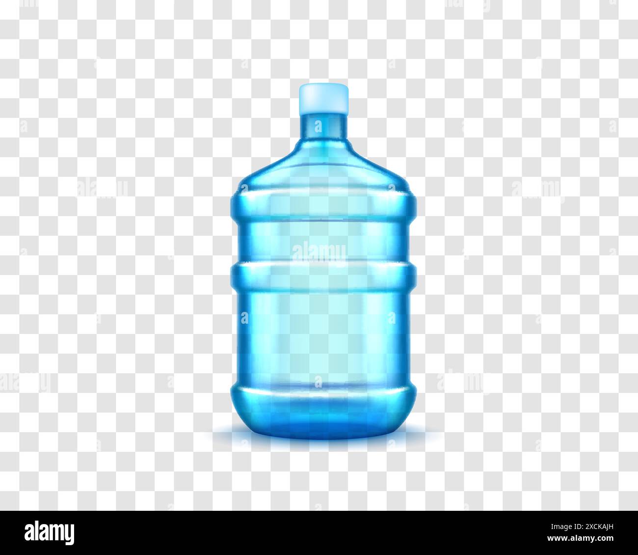 Water bottle on transparent background. Vector Stock Vector Image & Art ...