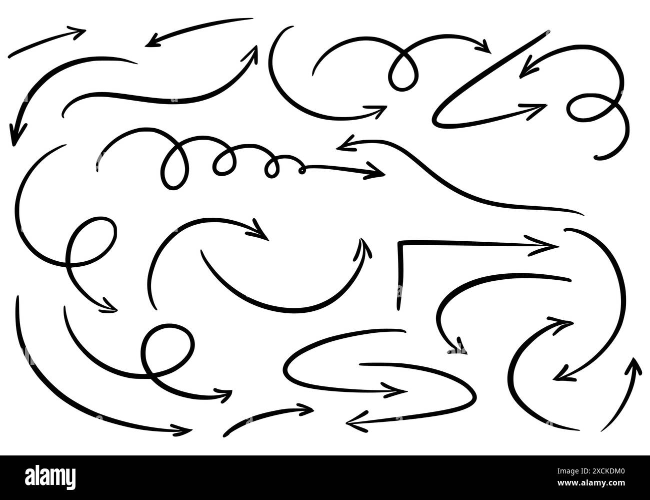 Modern different arrow set design Stock Vector Image & Art - Alamy