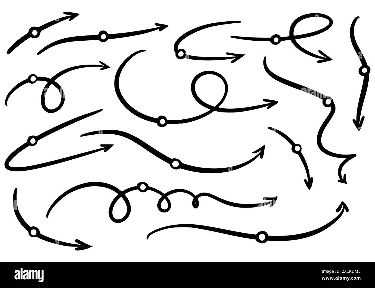 Modern different arrow set design Stock Vector Image & Art - Alamy