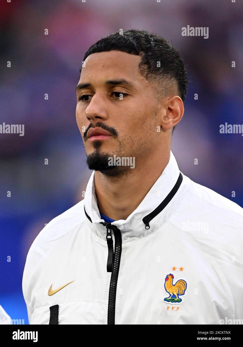 DUSSELDORF William Saliba of France during the UEFA EURO 2024 group D