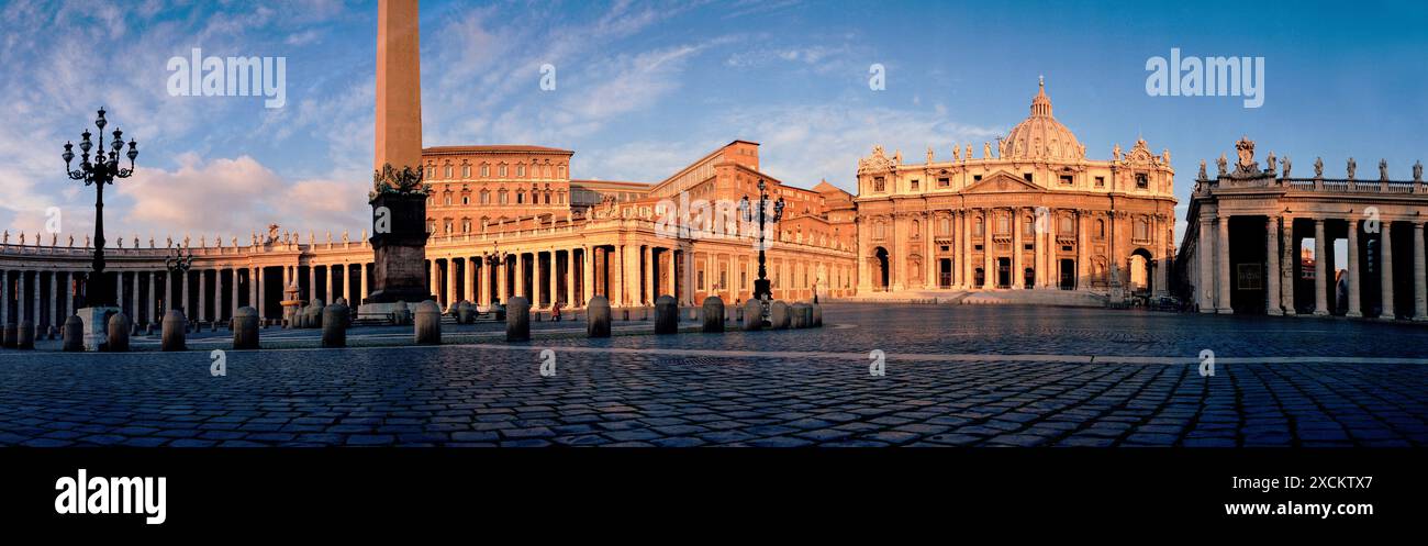 Vatican at dusk, Rome, Italy Stock Photo