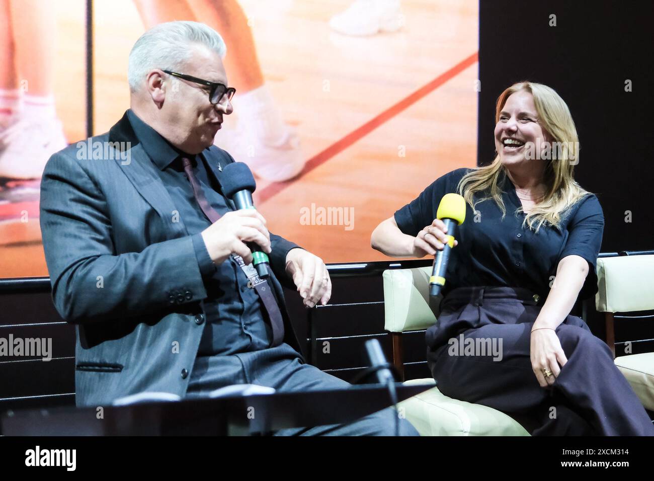 Rachel Ramsay London, UK. 17th June, 2024. Mark Kermode and Rachel Ramsay ...