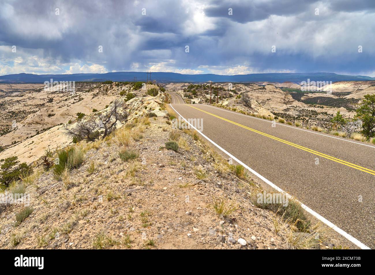 Scenic Byway 12, Utah, United States of America - June 8, 2024: Road of
