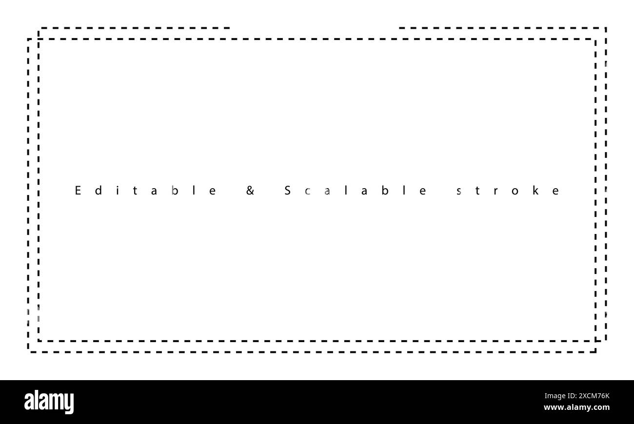 Border frame line illustration page on white background Stock Vector ...