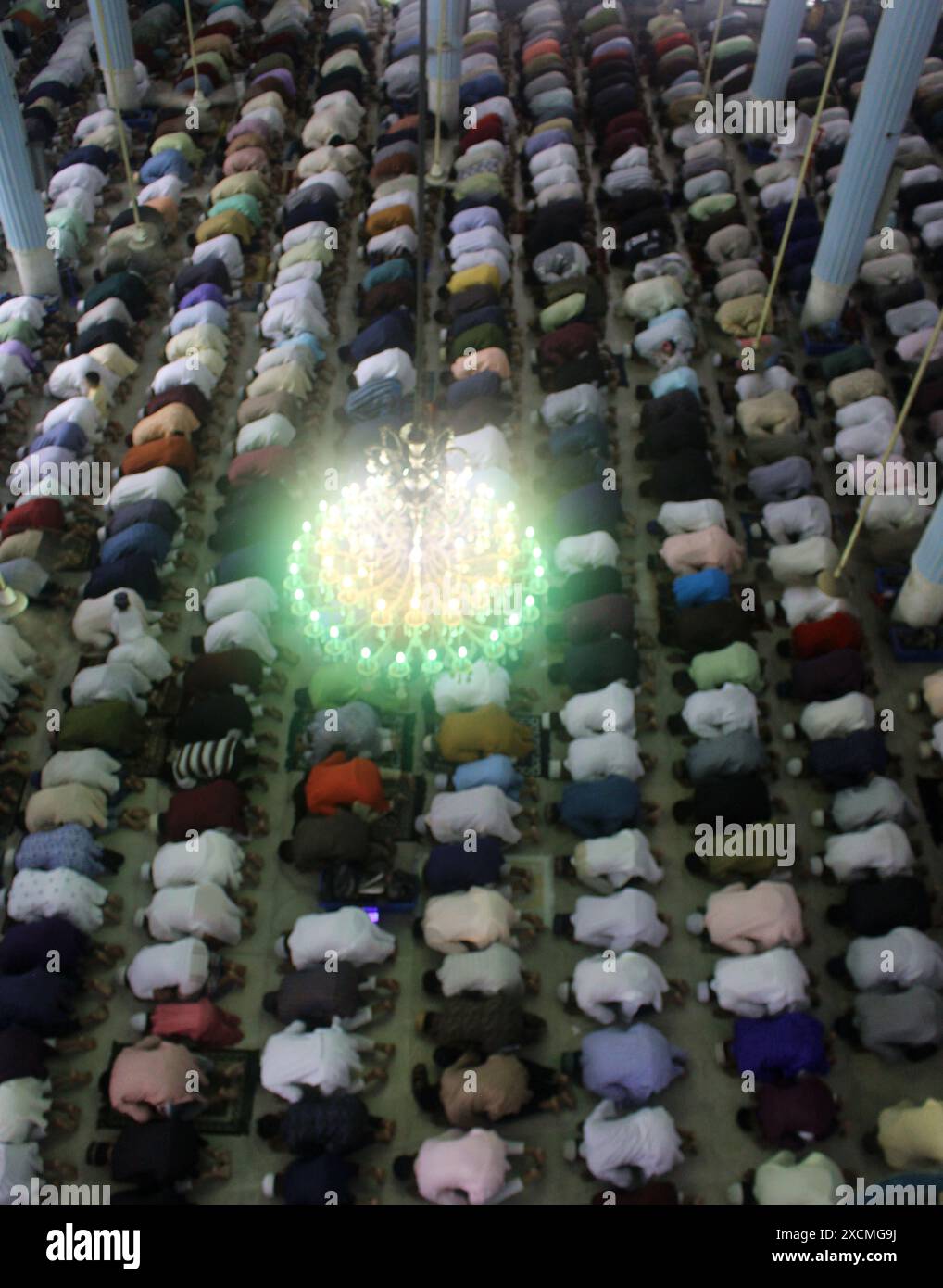 Dhaka, Bangladesh. 17th June, 2024. The congregation of Eid-ul-Adha was ...