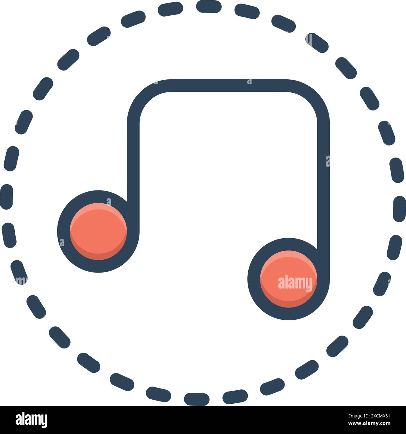 Icon for tone,note Stock Vector