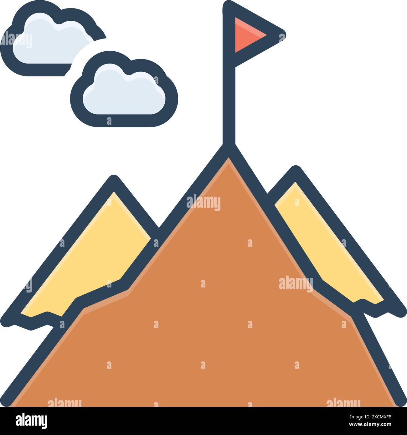 Icon for top peak Stock Vector Image & Art - Alamy