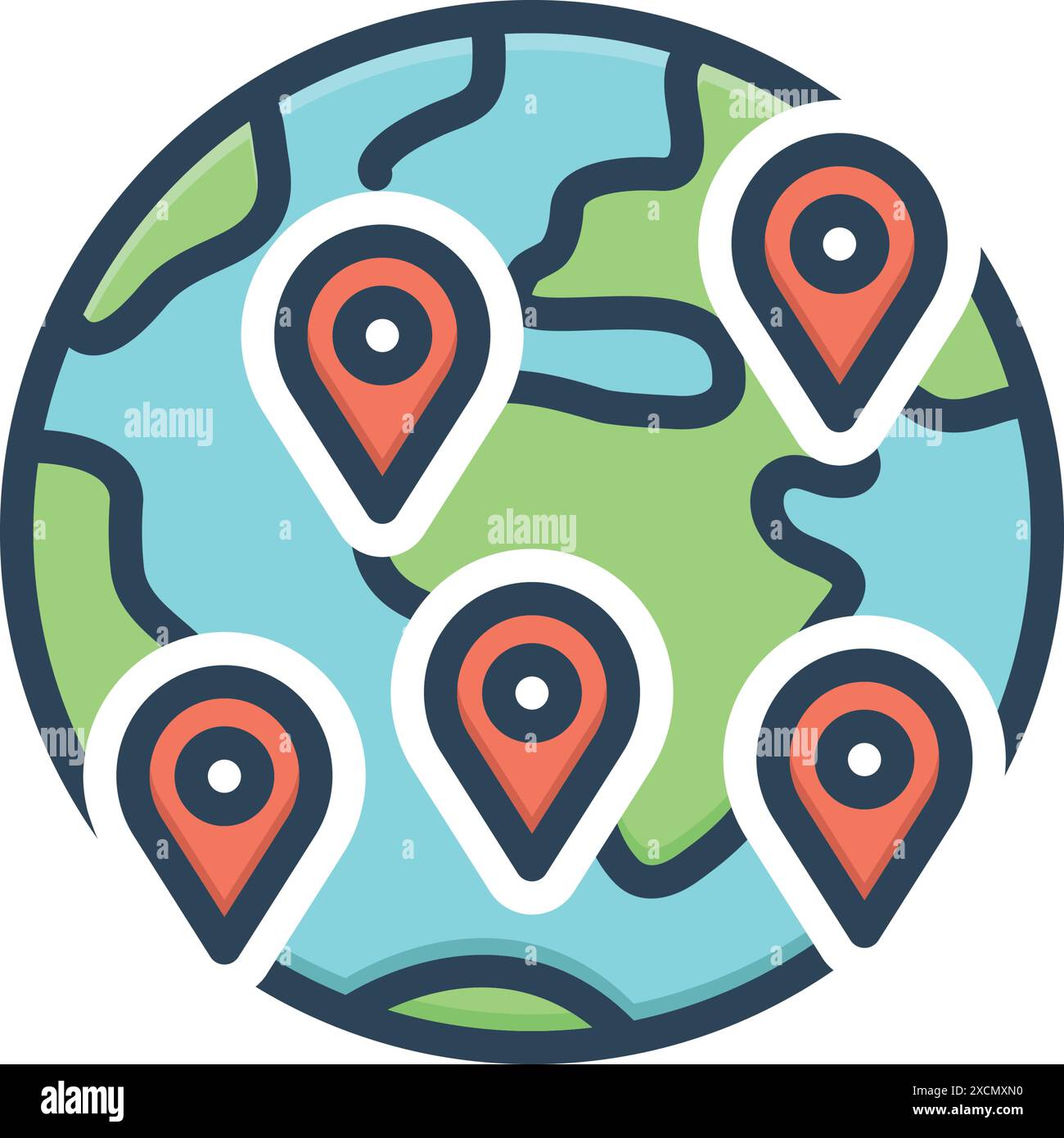 Icon for everywhere,ubiquitously Stock Vector Image & Art - Alamy