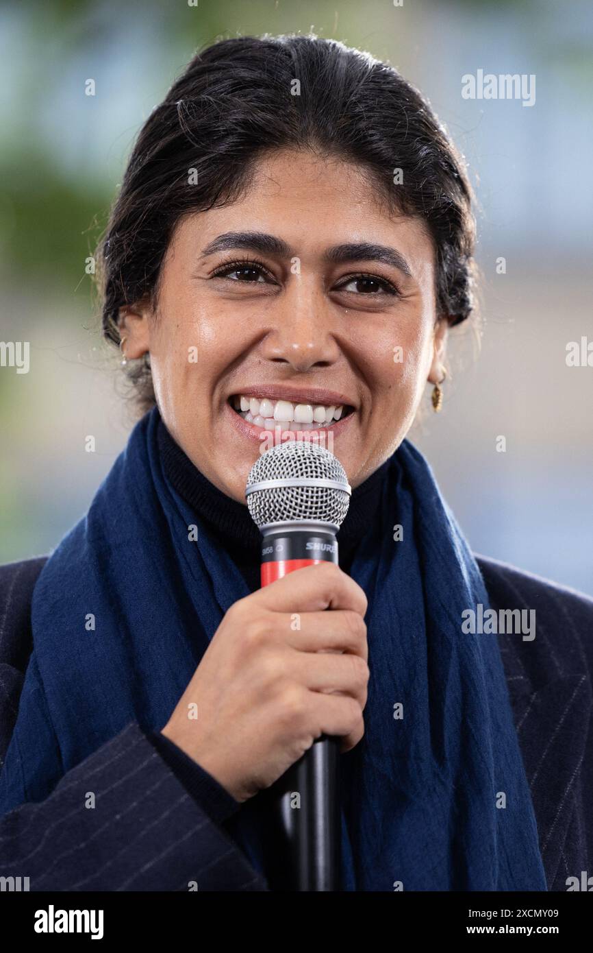 Montreuil, France. 17th June, 2024. FrenchPalestinian lawyer, European