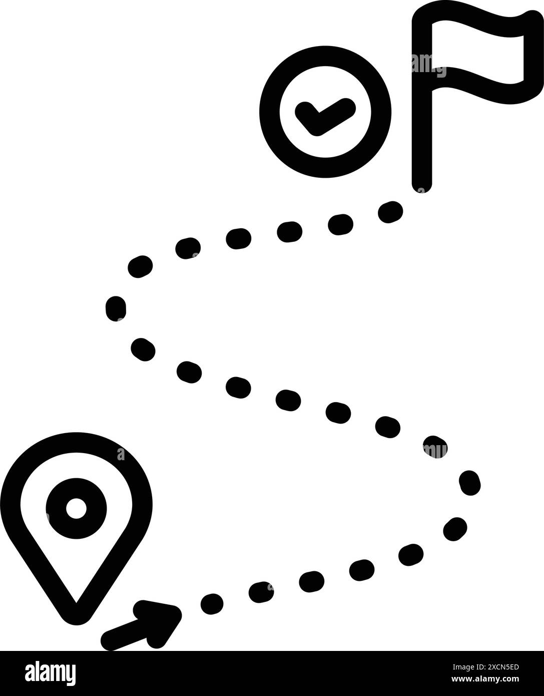 Start location icon Cut Out Stock Images & Pictures - Alamy