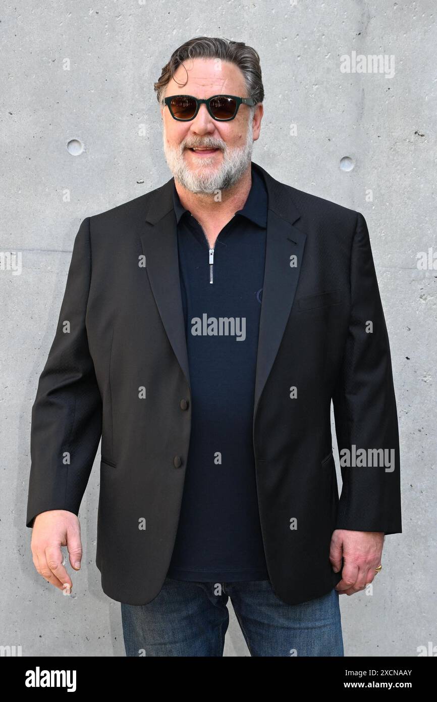 Milan, Italy. 17th June, 2024. Russel Crowe attends the Armani's Spring