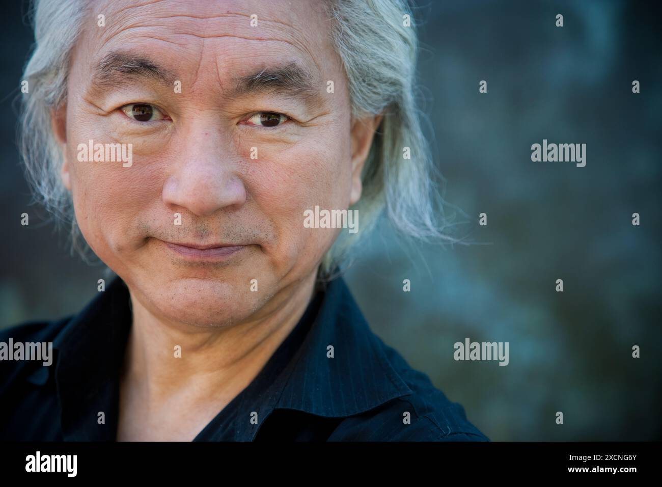 Michio Kaku, photographed at the Greenwich Observatory, London Stock ...