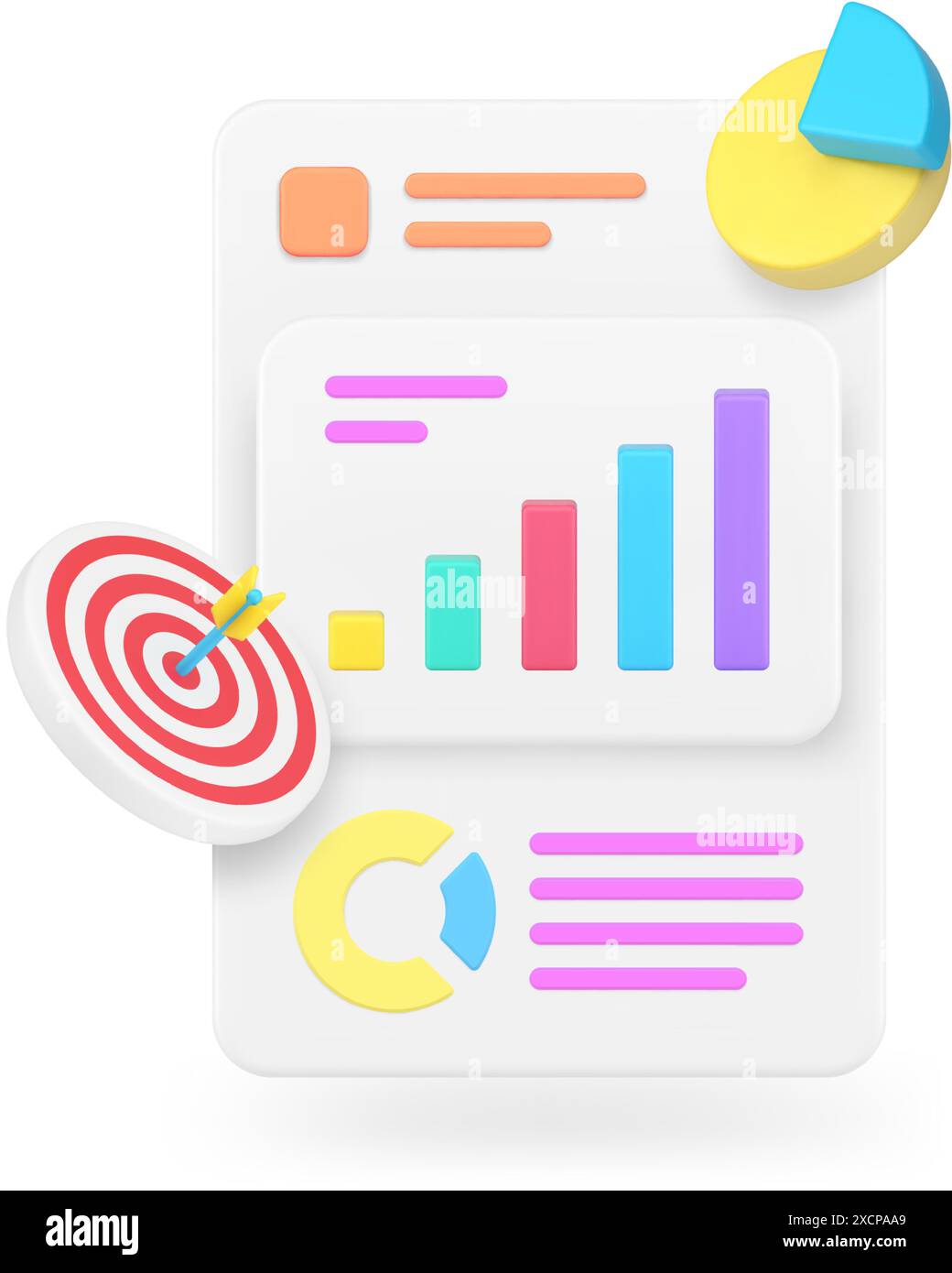Business growth analyzing efficient management target goal achievement ...