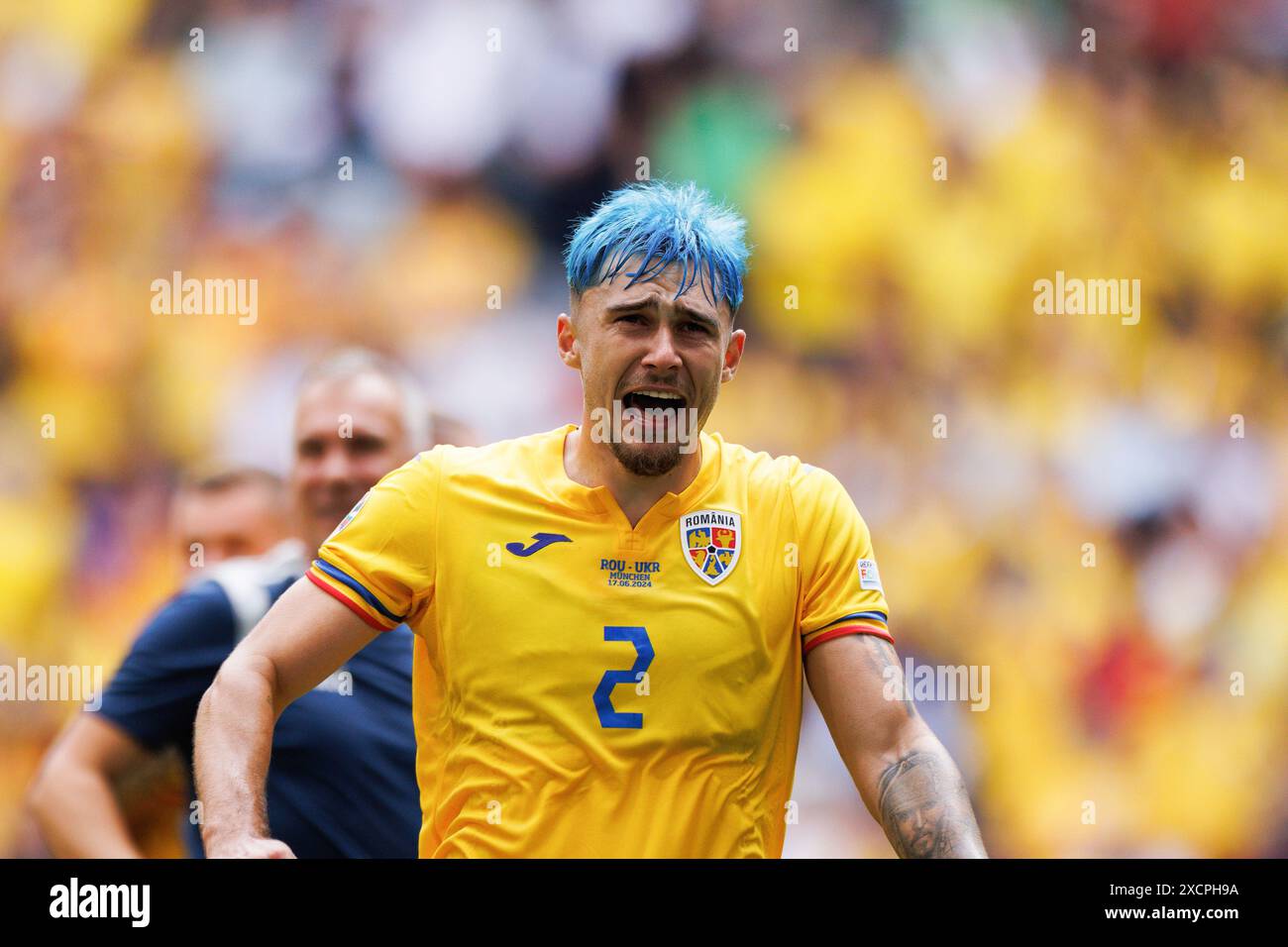 Munich, Germany. 17th June, 2024. Andrei Ratiu (Romania) seen ...
