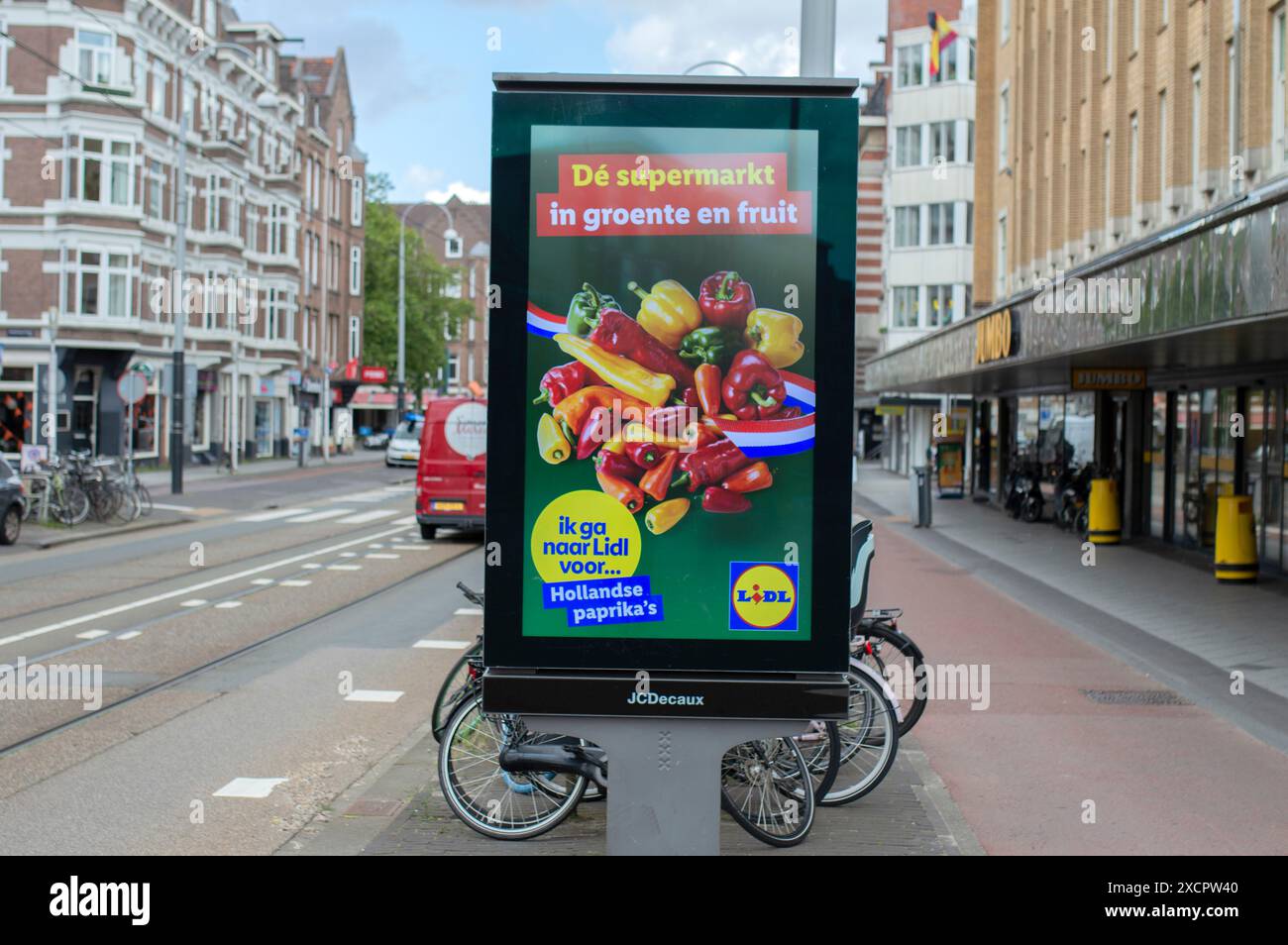Billboard Lidl Supermarket At Amsterdam The Netherlands 17-6-2024 Stock ...
