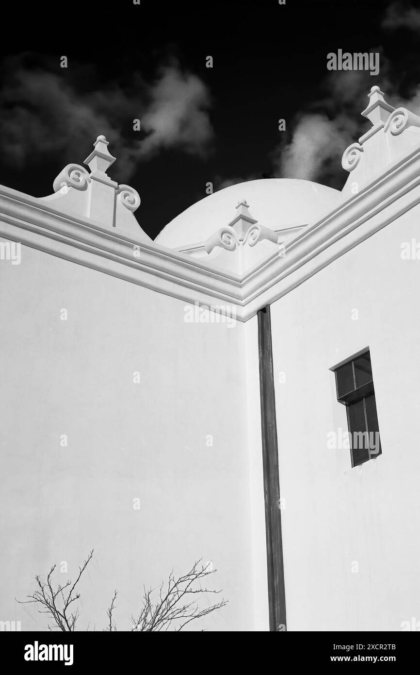Film Image of Spanish mission San Xavier del Bac started in 1692 by ...