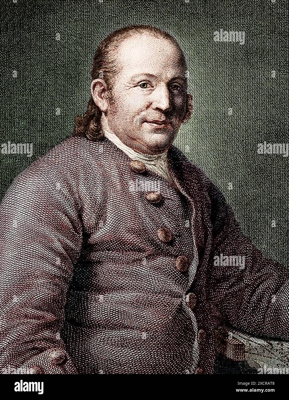 Johann Georg Palitzsch, German Astronomer Stock Photo