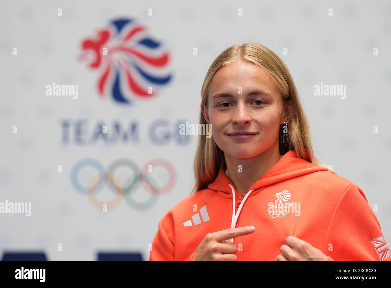 Lily Walker during a Team GB kitting out session for the Paris Olympics 2024 at the Birmingham National Exhibition Centre. Picture date: Tuesday June 18, 2024. Stock Photo