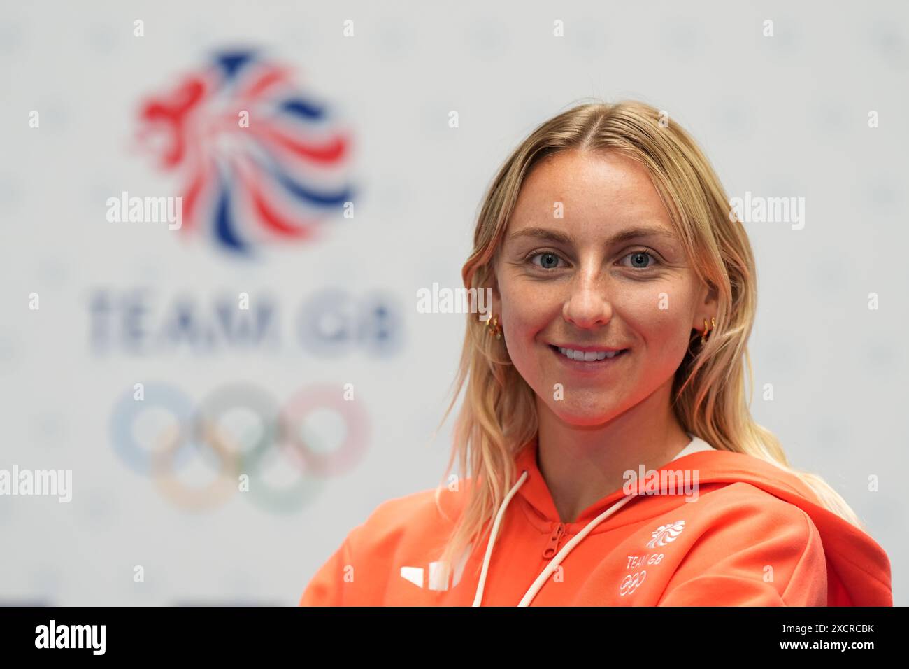 Hannah French during a Team GB kitting out session for the Paris ...