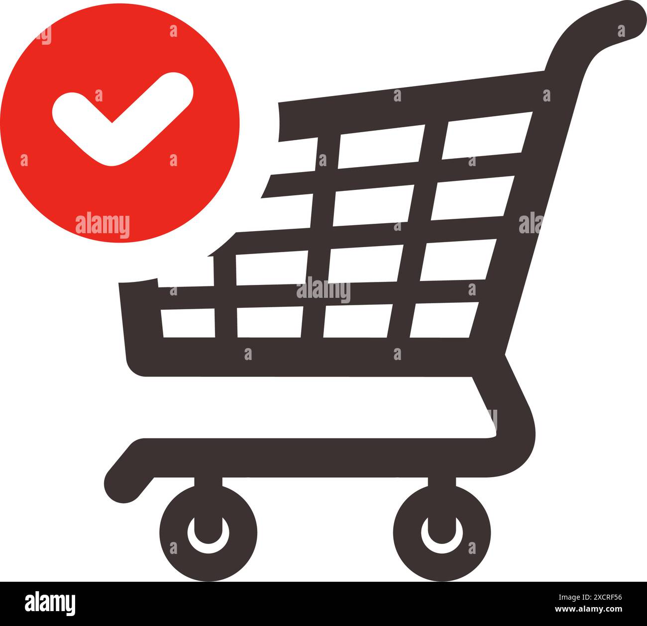 Shopping cart icon, made in color style Stock Vector Image & Art - Alamy