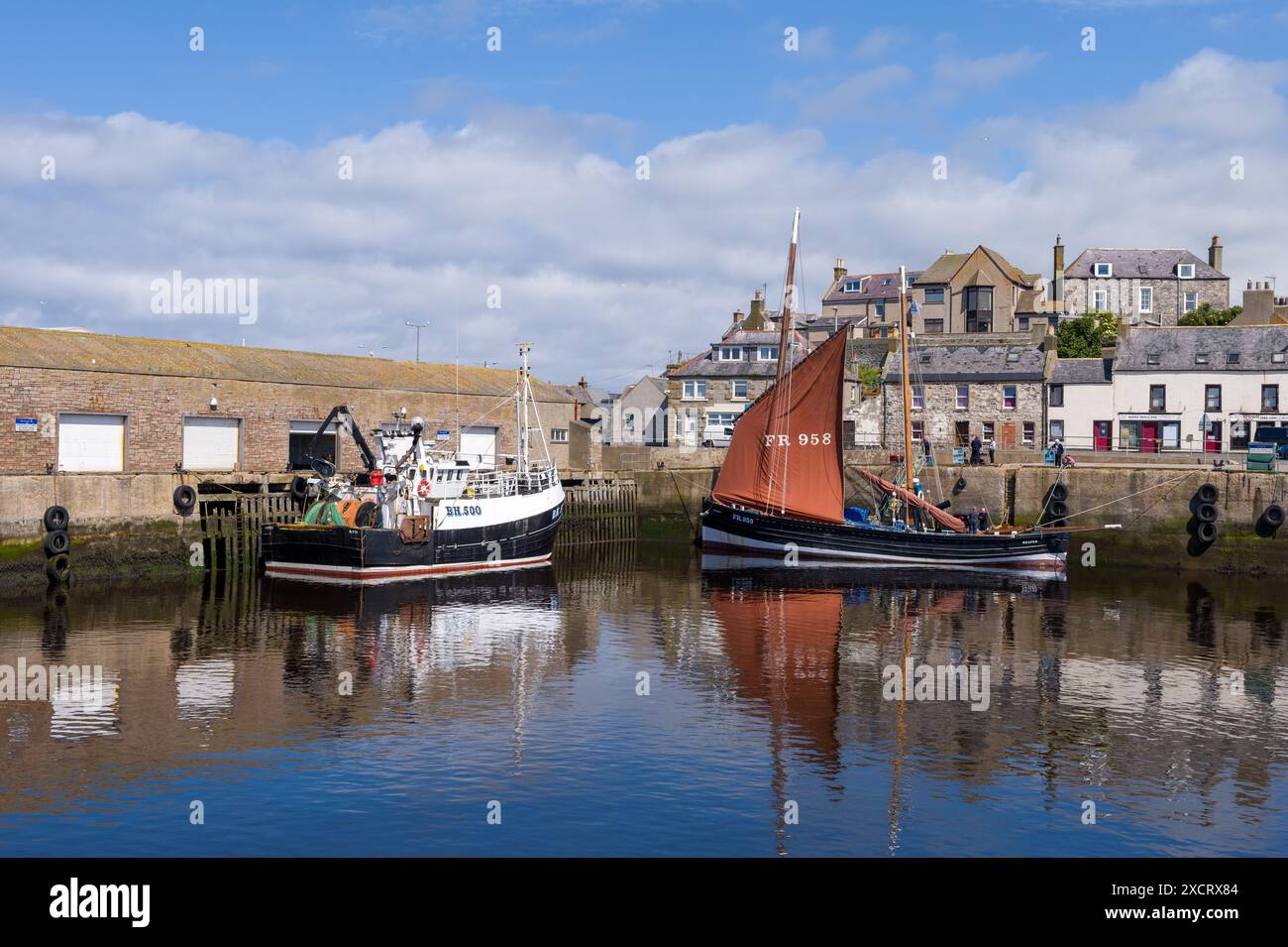 Fifie fishing boat hi-res stock photography and images - Alamy
