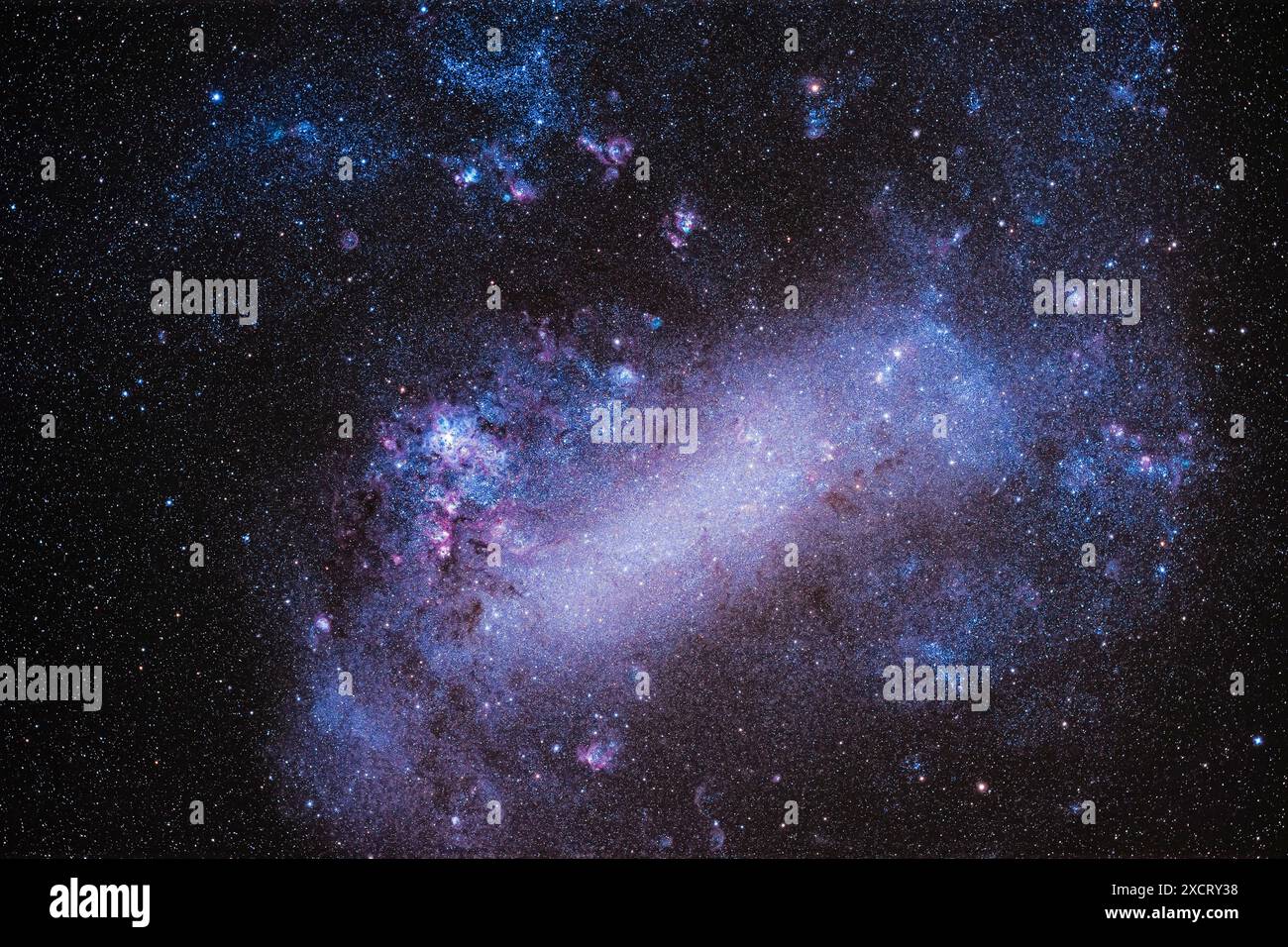 This is a showpiece of the southern skies, the Large Magellanic Cloud ...