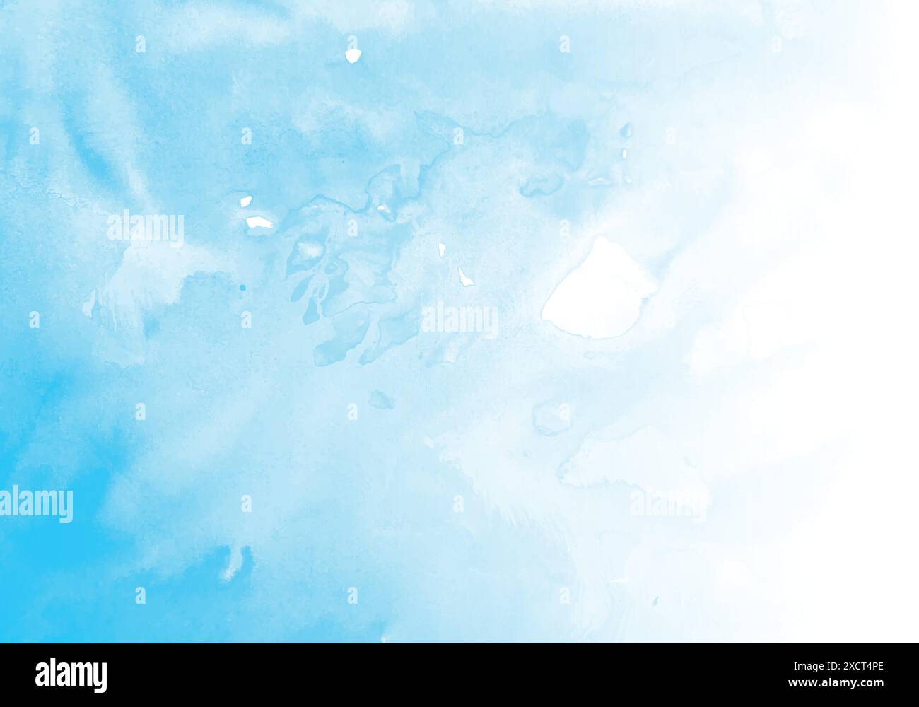 Modern soft blue watercolor texture background Stock Vector Image & Art ...