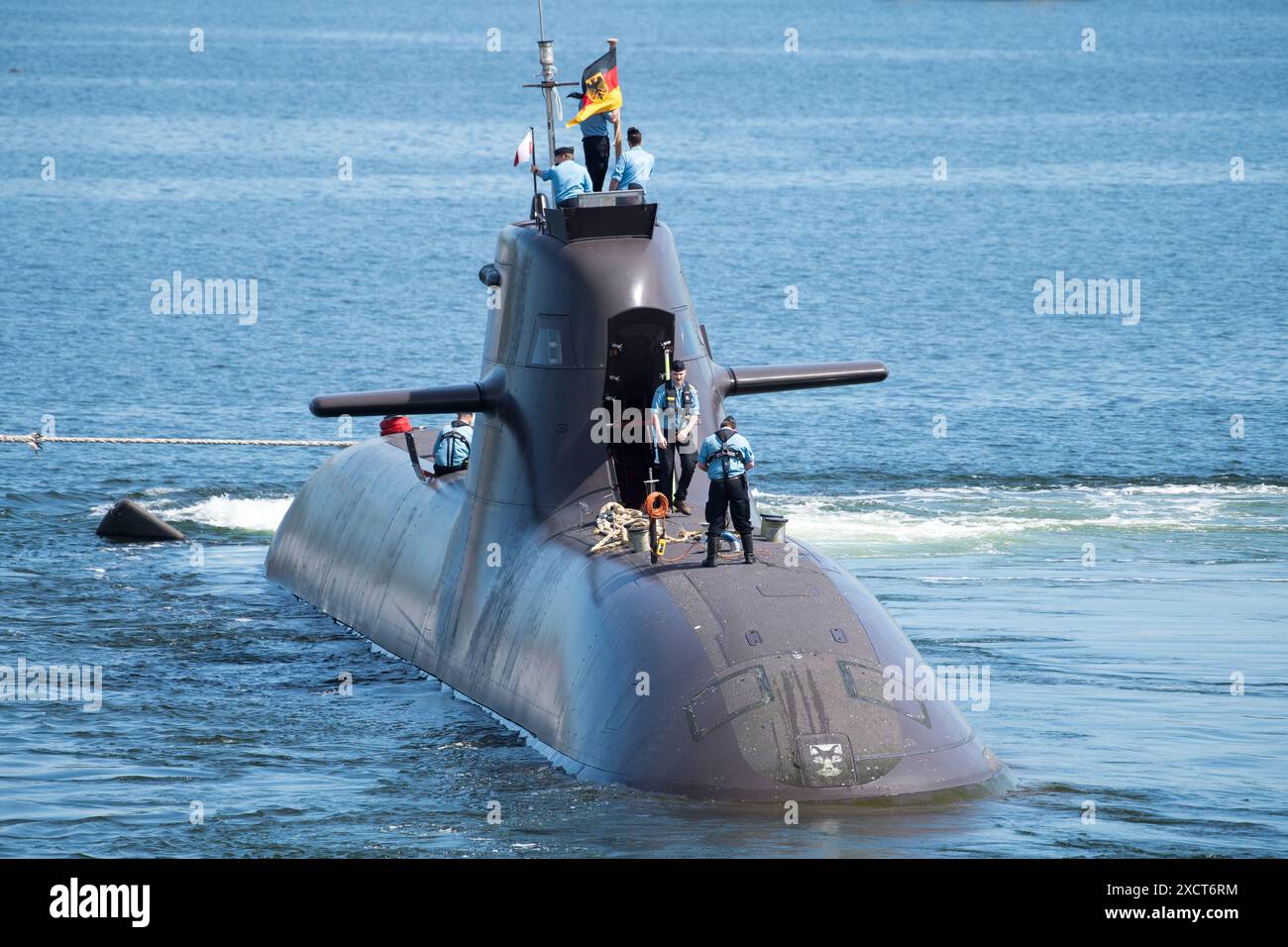 Gdynia, Poland. 18 June 2024. German Type 212A submarine U31 (S181) of