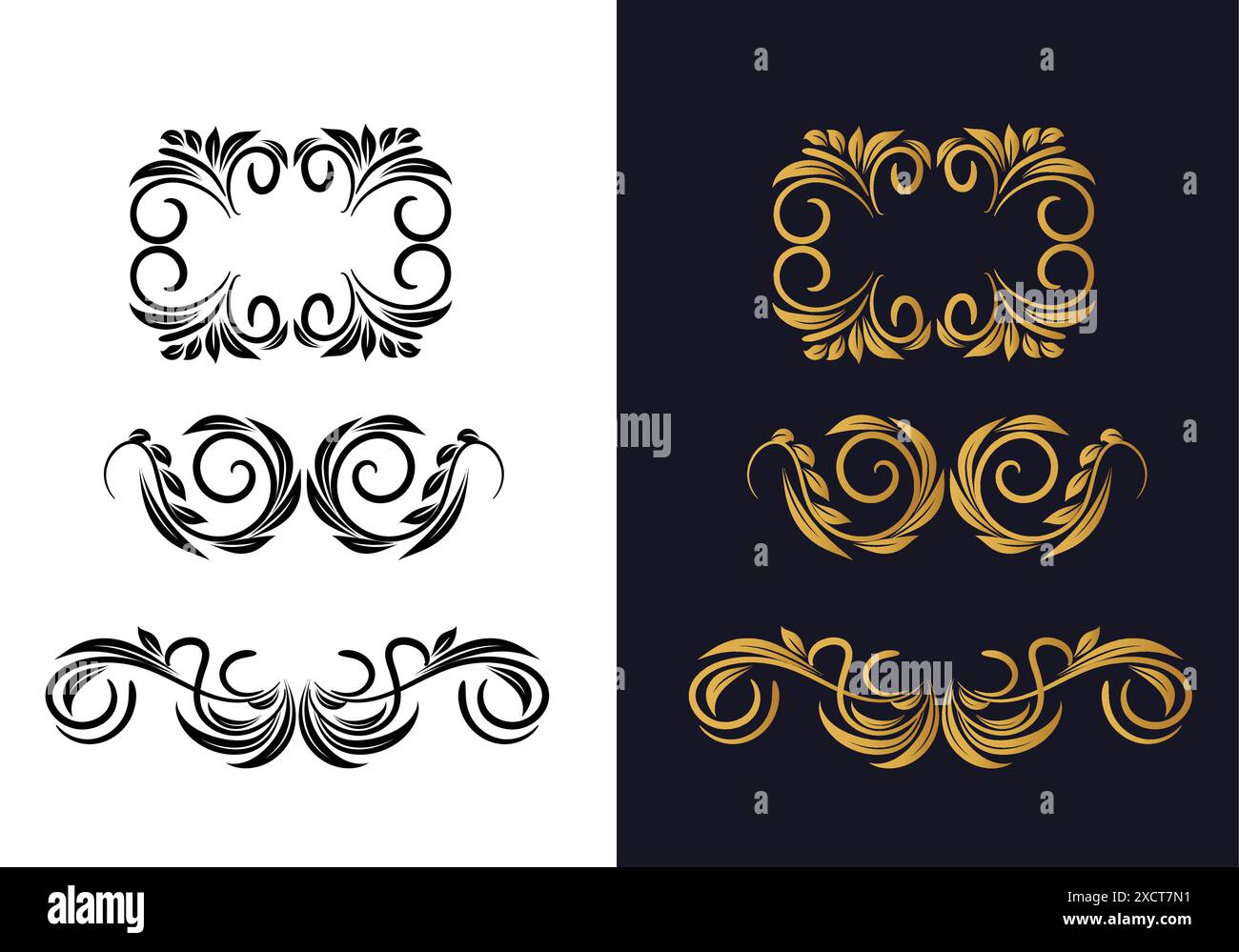 Set elegant arabic ornamental hi-res stock photography and images - Alamy