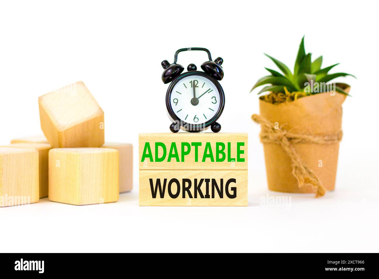 Adaptable working symbol. Concept words Adaptable working on beautiful ...
