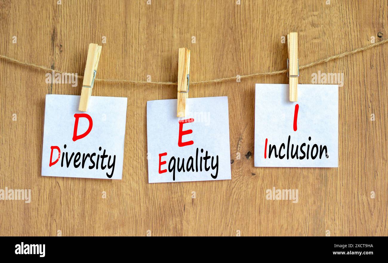 DEI diversity equality inclusion symbol. Concept words DEI diversity ...