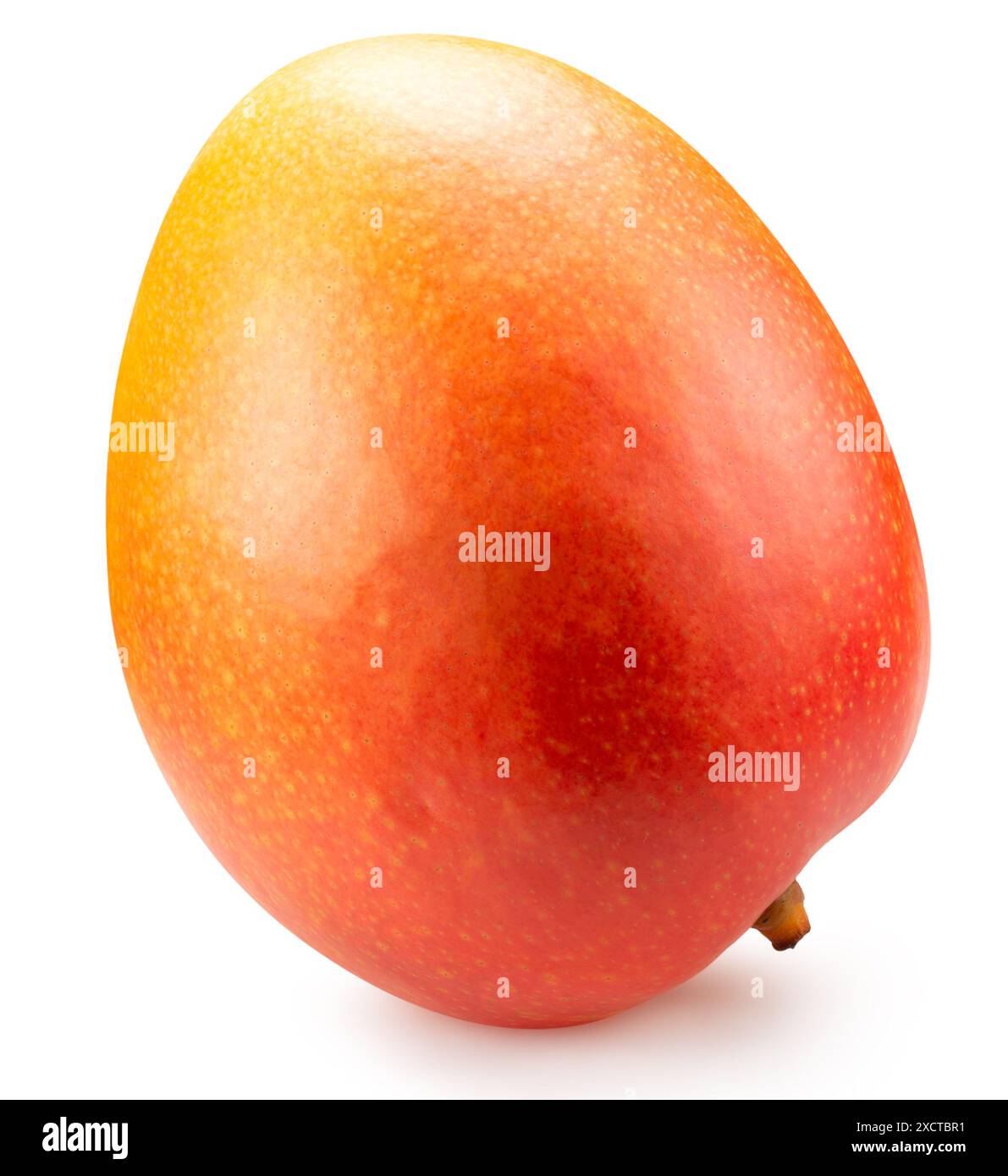 mango isolated on white background. Clipping path. Stock Photo