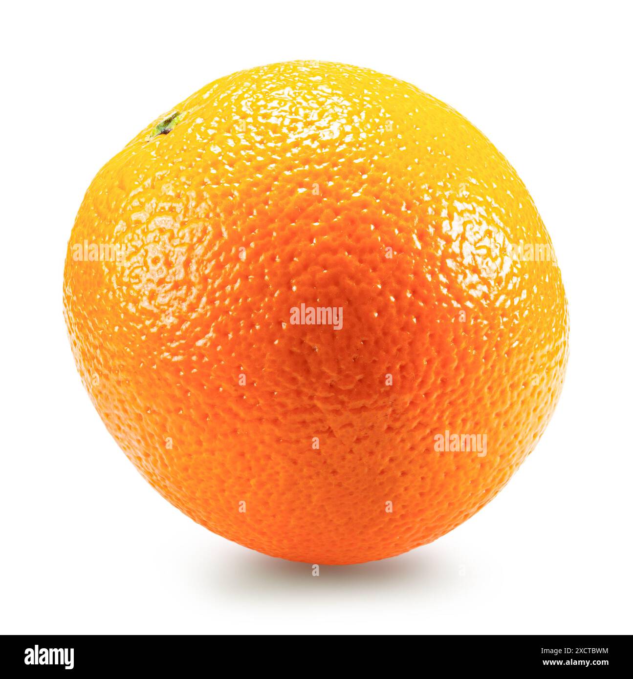 orange isolated on the white background. Clipping path. Stock Photo